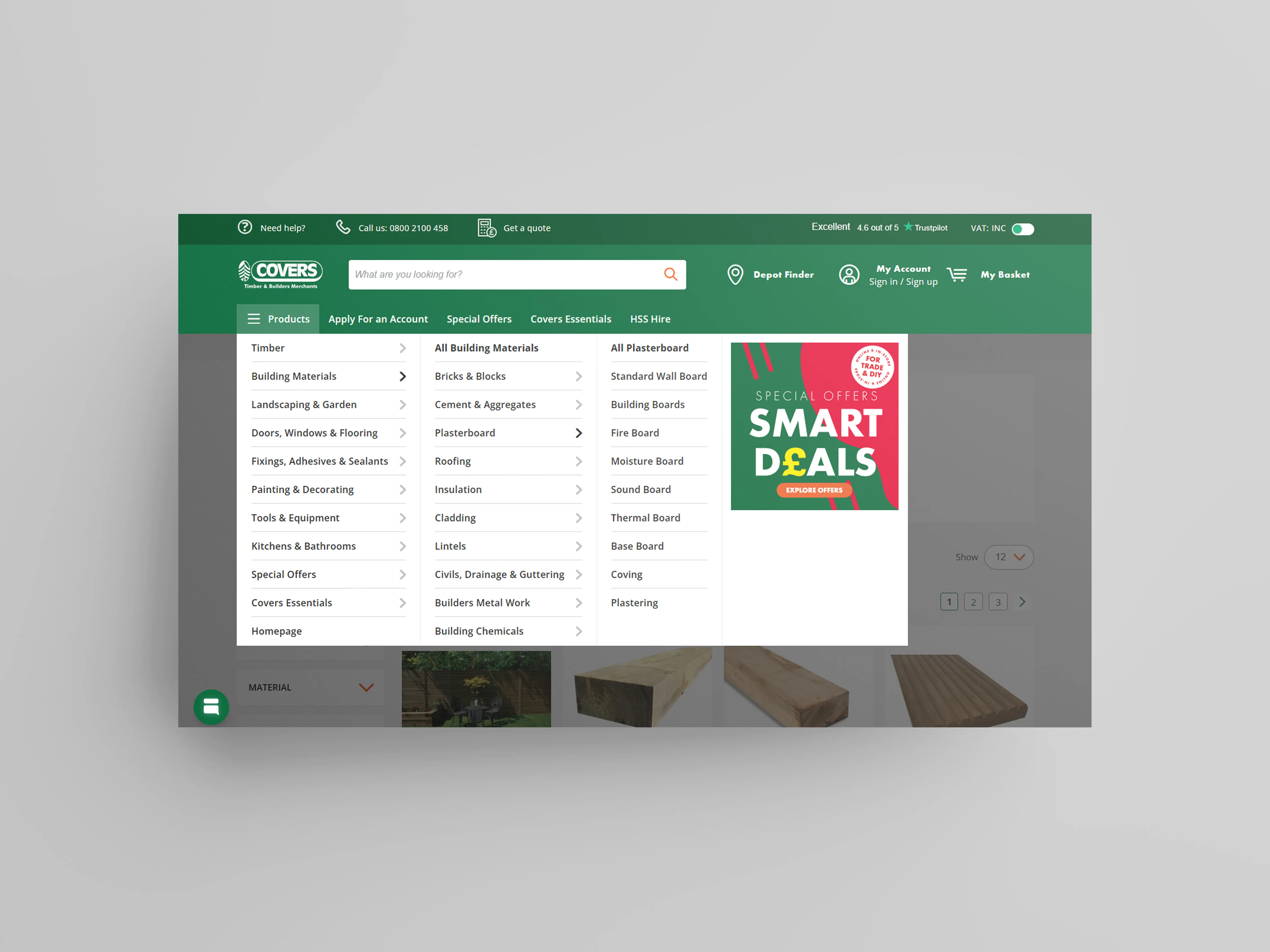 Covers Builders Merchants